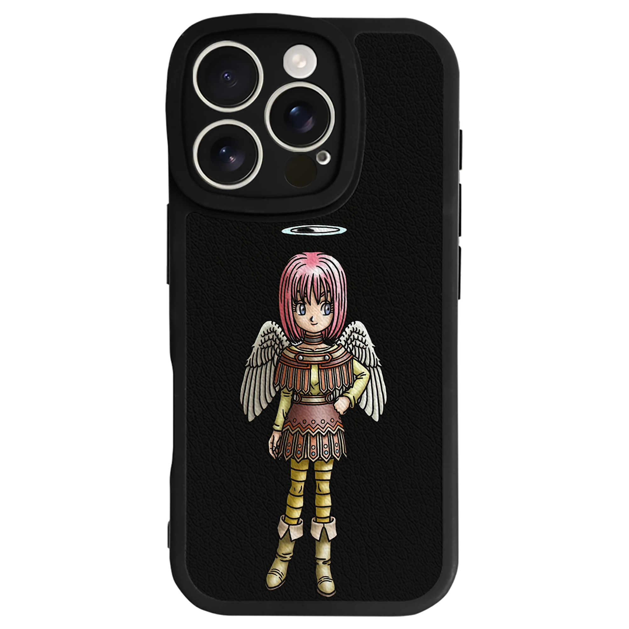 （画像用） ドラゴンクエスト Doragon Kuesuto Dragon Quest 【iPhone 16シリーズ対応】シリコンスマホケース（レザー調） 材質：シリコン